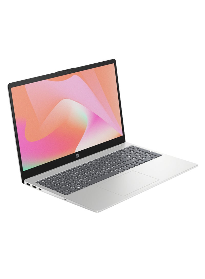 HP 15 fd1039nx Laptop With 15.6 Inch Full HD (1920x1080) Display, Core Ultra 5-125H Processor/16GB RAM DDR5/512GB SSD/Intel Arc Graphics/DOS(Without Windows)/ English/Arabic Silver - Image 2
