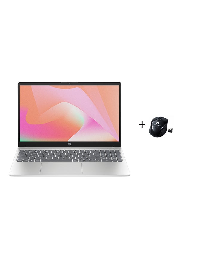 HP لابتوب 15 fd1039nx بشاشة 15.6 بوصة بدقة Full HD (1920x1080)، مع معالج Core Ultra 5-125H/16GB RAM DDR5/512GB SSD/رسومات Intel Arc/DOS (بدون ويندوز) - Image 1