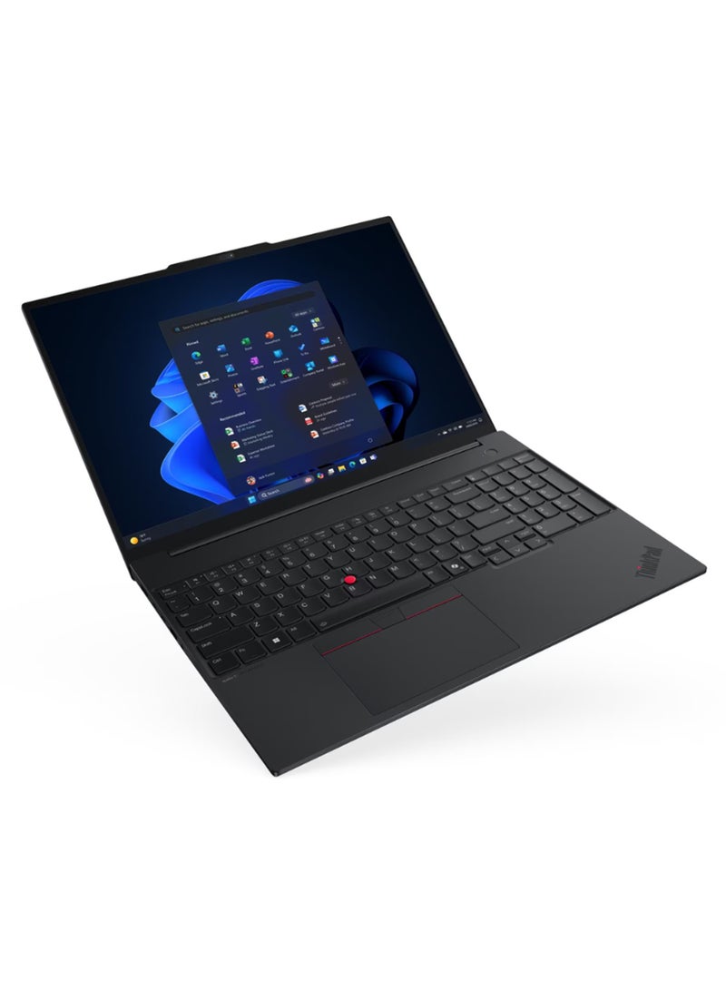 Lenovo ThinkPad E16 Laptop With 16 Inch WUXGA (1920x1200) Display, Core Ultra 7-255H Processor/16GB RAM DDR5 /1TB SSD/Intel lris Xe Graphics/Windows 11 Pro/ English/Arabic Black - Image 2