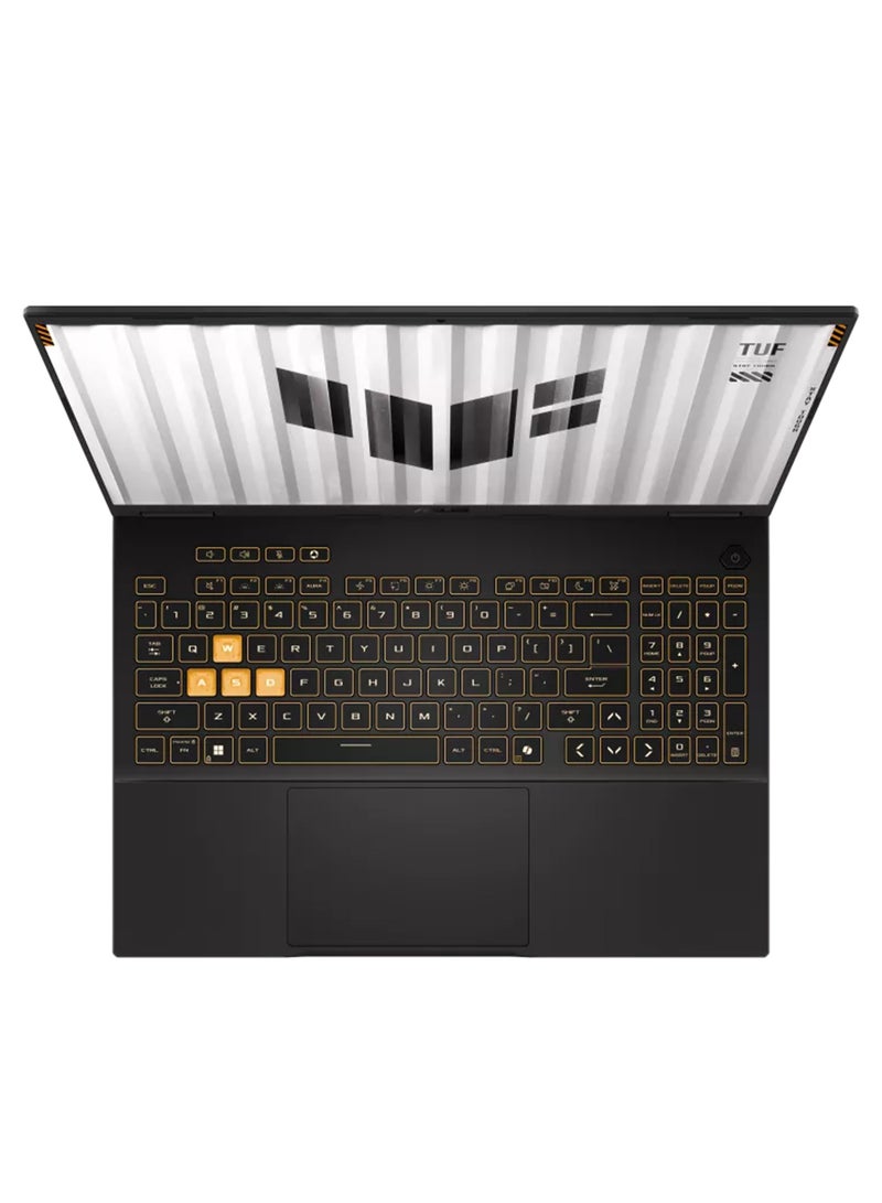 أسوس TUF F16 Gaming Laptop With 16 Inch WUXGA (1920x1200) Display 165Hz, Core i7-14650HX Processor/32GB RAM DDR5/2TB SSD/8GB Nvidia Geforce RTX 5060 Graphics/DOS(Without Windows)/ English/Arabic Black - Image 2