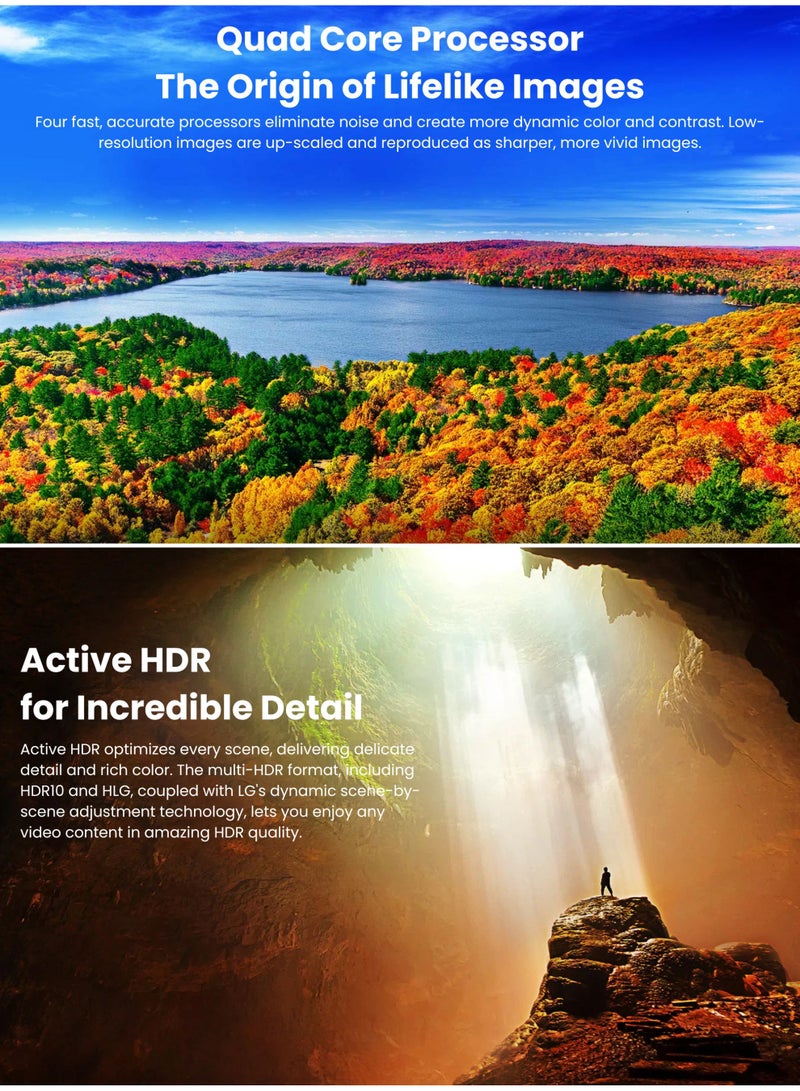 LG 43-Inch 43LM6370 Full HD Smart LED TV | LG webOS Smart TV with ThinQ AI | Active HDR | DTS Virtual:X | Ideal TV for Bedroom, Small Apartments And Kids Room | 43LM6370PVA Black - Image 3