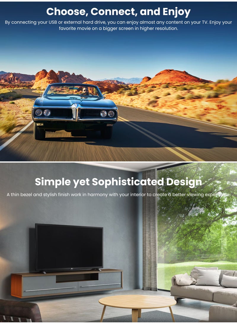 LG 43-Inch 43LM6370 Full HD Smart LED TV | LG webOS Smart TV with ThinQ AI | Active HDR | DTS Virtual:X | Ideal TV for Bedroom, Small Apartments And Kids Room | 43LM6370PVA Black - Image 5