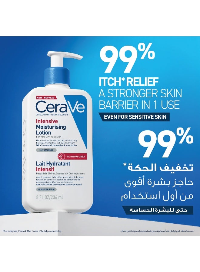 CeraVe Intensive Moisturising Lotion For Very Dry, Itchy Skin 236ml - Image 3