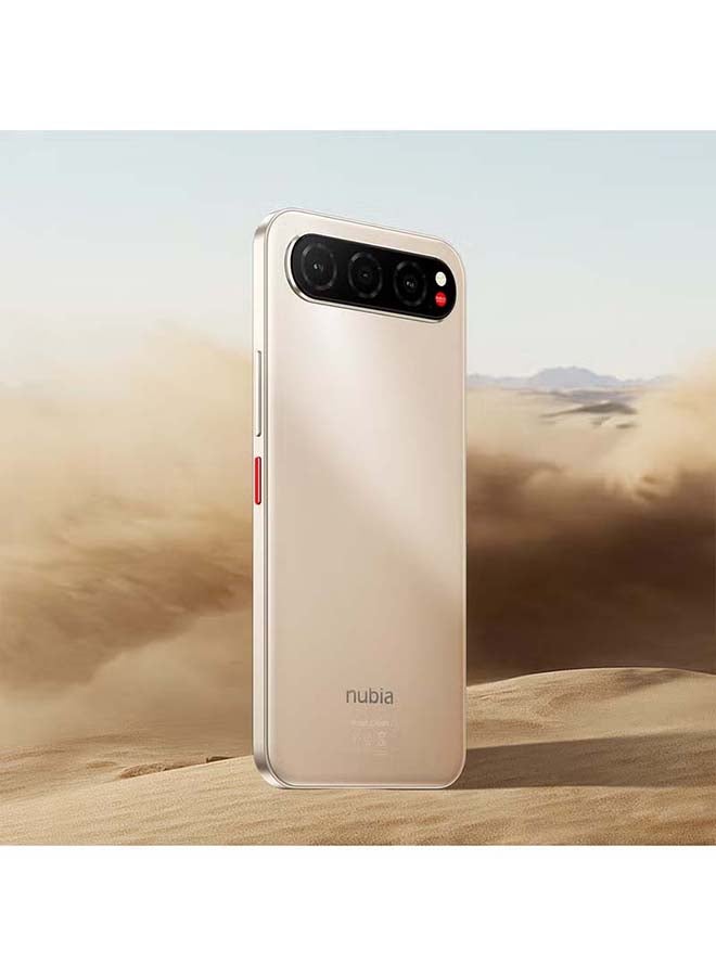 ZTE nubia Air Ultra-Slim Dual SIM Smartphone – Titanium Desert – 6.78" 120Hz AMOLED Display – 8GB+12GB RAM, 256GB Storage – Unisoc T8300 – 50MP Rear Camera, 20MP Front Camera – 5000mAh Battery with 33W Charging – IP68/IP69K Water & Dust Resistant – 5G – Middle East Version + RIVERSONG Audio Wireless Headphones - Image 3