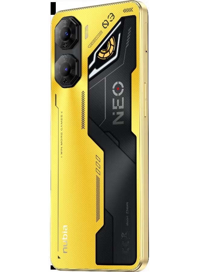 ZTE nubia Neo 3 Dual SIM Smartphone – Shadow Black – 6.8" 120Hz IPS LCD Display – 8GB+12GB RAM, 256GB Storage – Unisoc T8300 – 50MP Dual Rear Camera, 16MP Front Camera – 6000mAh Battery with 33W Charging – Stereo Speakers – Pressure-Sensitive Gaming Zones + RGB Back Light – 5G – Middle East Version + RIVERSONG Audio Wireless Headphones - Image 5