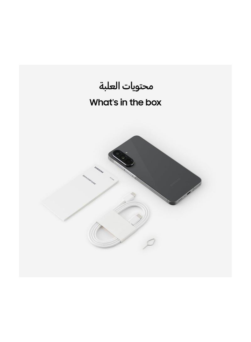 سامسونج هاتف Galaxy A56 5G بسعة 8GB RAM و128GB تخزين بلون جرافيت الرائع وشاشة كبيرة وعمر بطارية طويل و6 ترقيات لنظام التشغيل - النسخة الدولية - Image 2