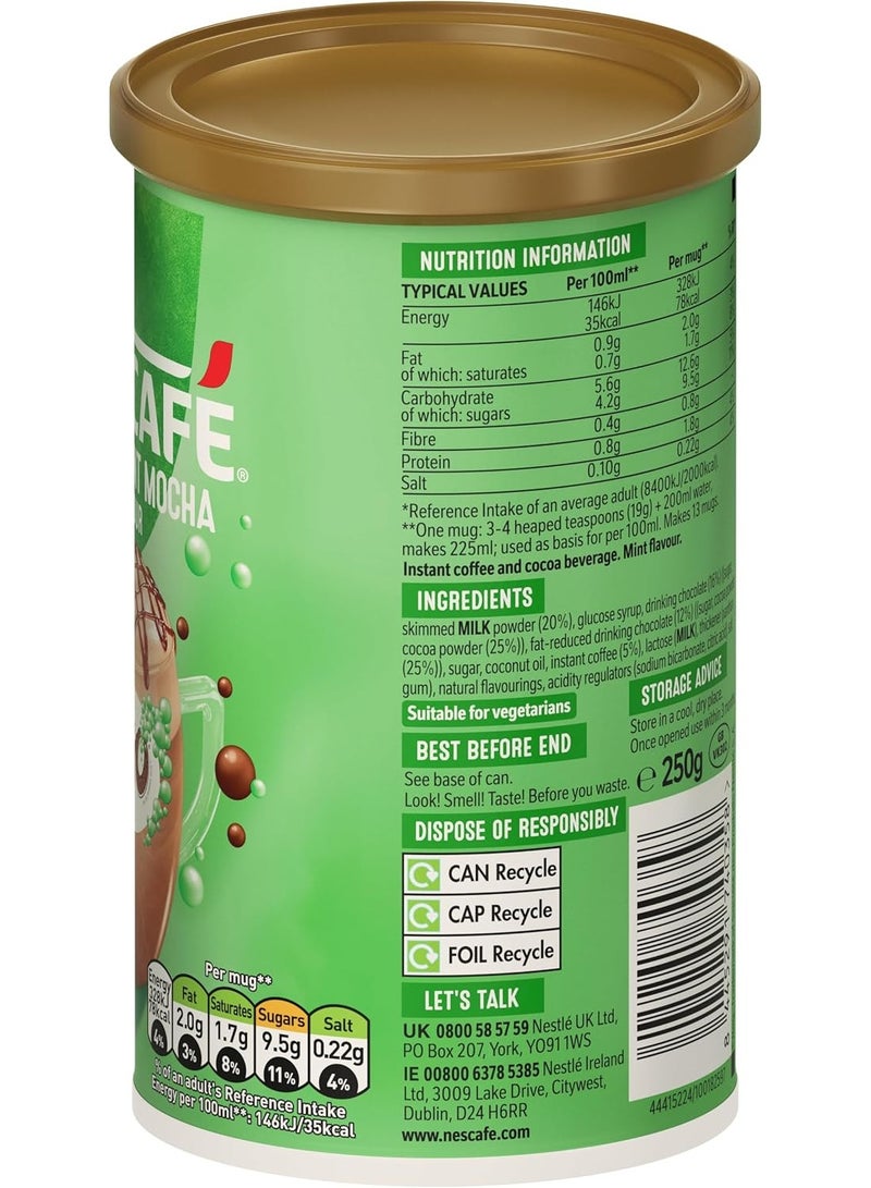 Nescafe Peppermint Mocha Flavour 250g 250grams Single - Image 2
