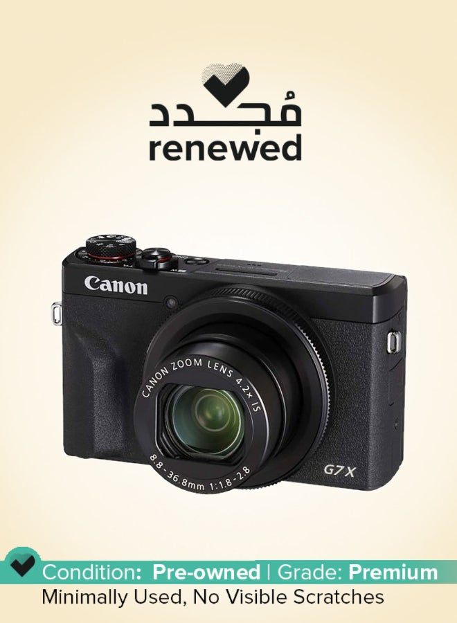 Canon Renewed - PowerShot G7 X Mark III Point And Shoot Camera - Image 1