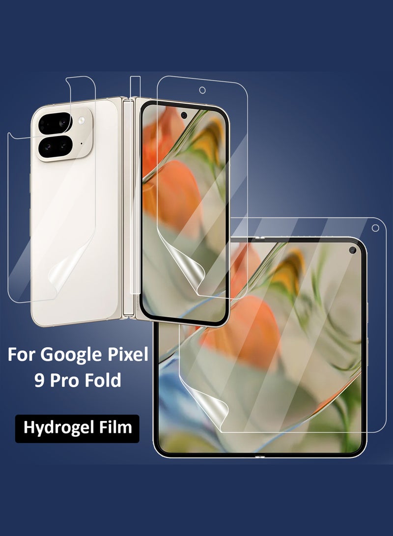 MARGOUN 2 Pieces Full Coverage Hydrogel TPU Screen Film Protector for Google Pixel 9 Pro Fold - Ultra-Thin Touch Sensitive clear - Image 3