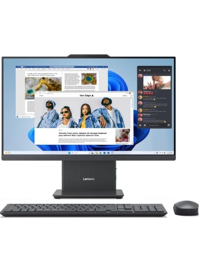 لينوفو Lenovo IdeaCentre AIO 27" - Core i5‑13420 - 8GB RAM - 512GB SSD - Intel Iris Xe Graphics - Black (F0HM000MAX) Black