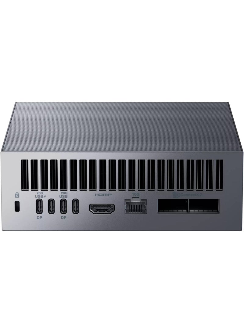 ASUS Ascent GX10 Ultra-Small Desktop AI Supercomputer, NVIDIA GB10 Grace Blackwell Superchip (ARM CPU + Blackwell GPU), 128GB LPDDR5x Unified Memory, 4TB M.2 NVMe PCIe 4.0 SSD, Up to 1 PetaFLOP AI Performance, Wi-Fi 7, 10GbE, NVIDIA ConnectX-7, Stellar Grey | 90MS0371-M000X0 grey - Image 5