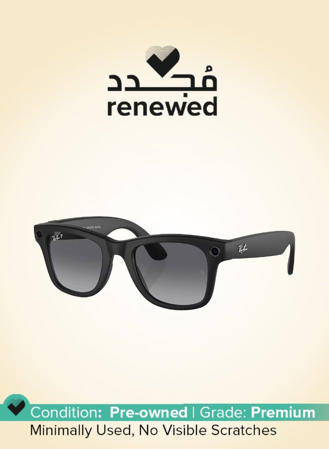 ميتا مجدد - راي بان | إطار مات أسود عدسات وايفيرر - Image 1