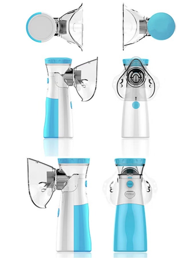 دي إل سي  جهاز نيبولايزر شبكي محمول صغير للبالغين والأطفال - بخاخ يدوي للسفر، جهاز استنشاق بخار، طاقة منخفضة، ضمان لمدة 2 سنة - Image 3