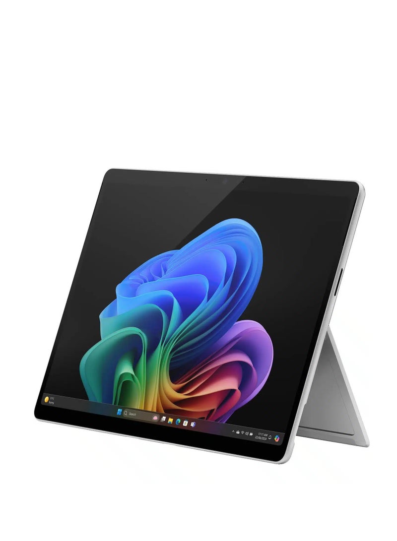 مايكروسوفت Surface Pro Copilot+ PC 11th Edition 13-inch Display Snapdragon X Plus Processor/16GBRAM/512GB SSD English Platinum - Image 1