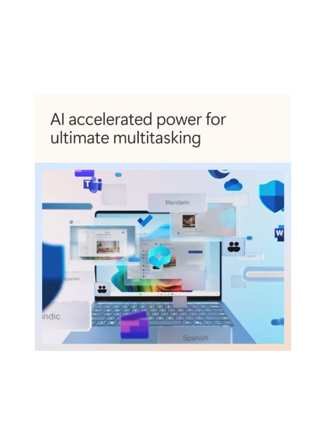 Microsoft Surface Laptop 7 Copilot+ PC Laptop With 13.8-Inch Display, Qualcomm Snapdragon X Plus Processor/16GB RAM/1TB SSD/Qualcomm Adreno Graphics/Windows 11 Home English black - Image 2