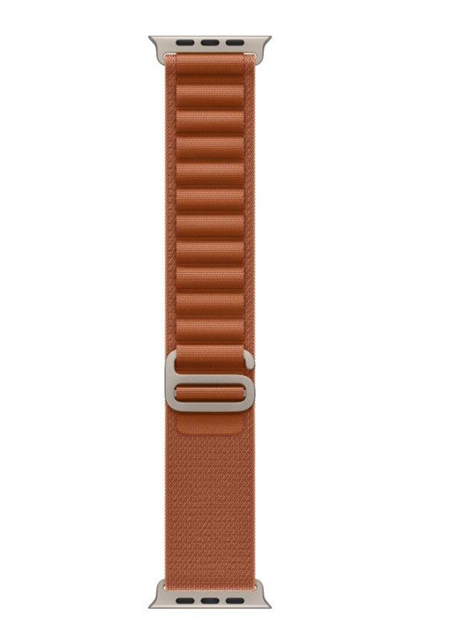 ابل  49mm Terra Cotta AlpineLoop Large  Natural Titanium Finish Terra Cotta Natural Titanium - Image 1