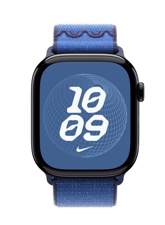 Apple 46mm Blue Ribbon Nike Sport Loop Blue - Image 3
