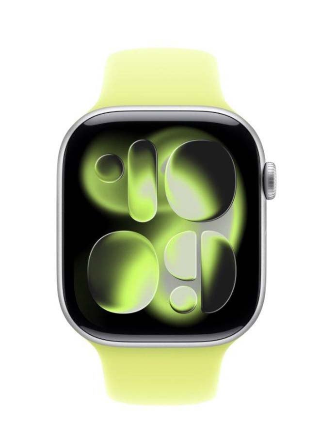 ابل  46mm Neon Yellow Sport Band M/L Neon Yellow - Image 3