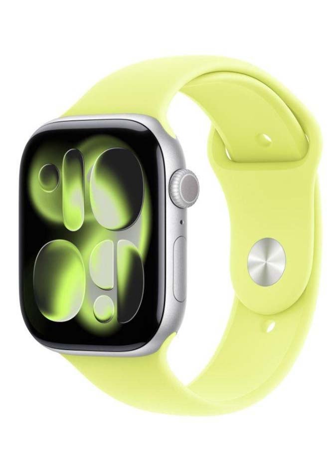 ابل  46mm Neon Yellow Sport Band M/L Neon Yellow - Image 2