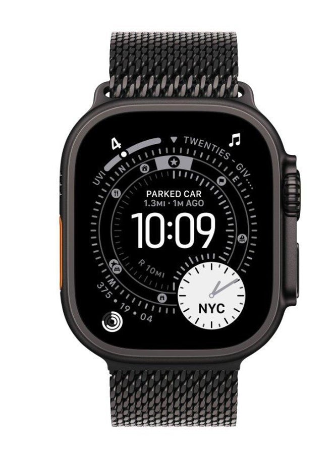 ابل  49mm Black Titanium Milanese Loop Small Black - Image 3