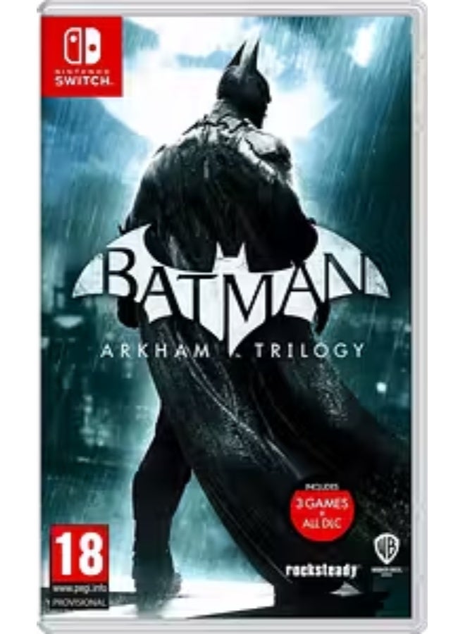 Warner Bros Batman: Arkham Trilogy - Nintendo Switch - Nintendo Switch - Image 1