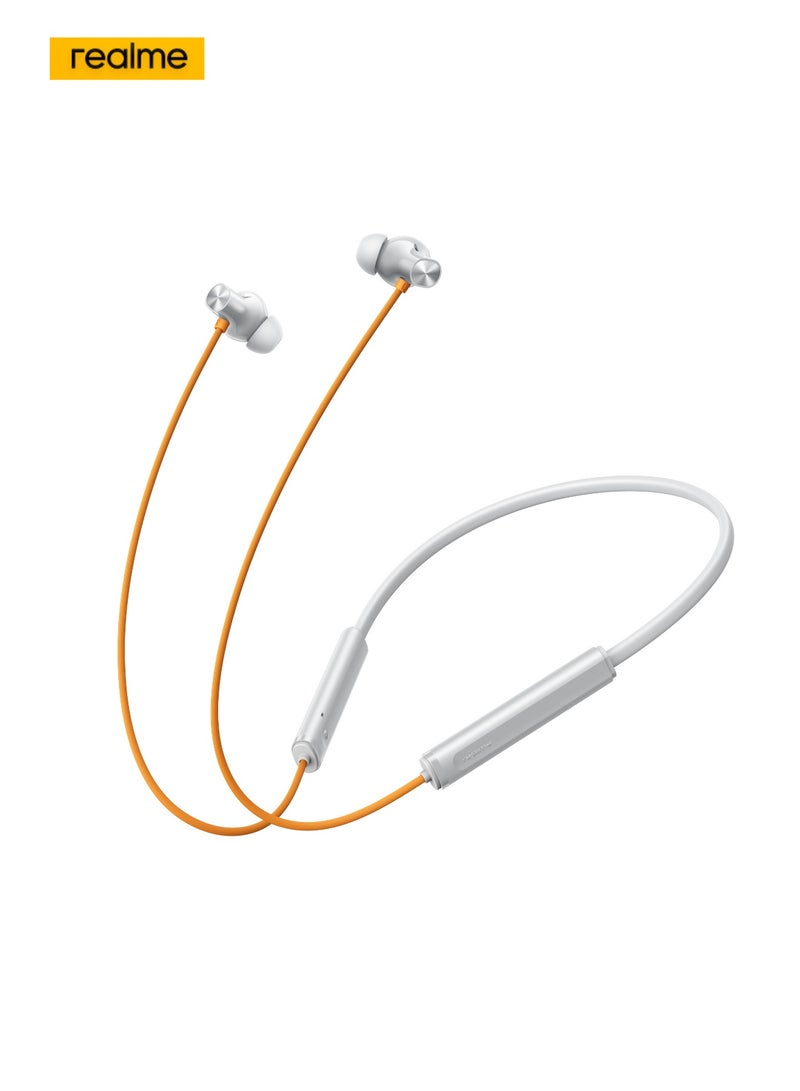 realme Buds Wireless 5 ANC  in-Ear Bluetooth Headphones- 50dB Hybrid ANC, 38Hrs Battery, 13.6mm Bass Driver, 360° Spatial Audio, IP55 Dawn Silver - Image 1