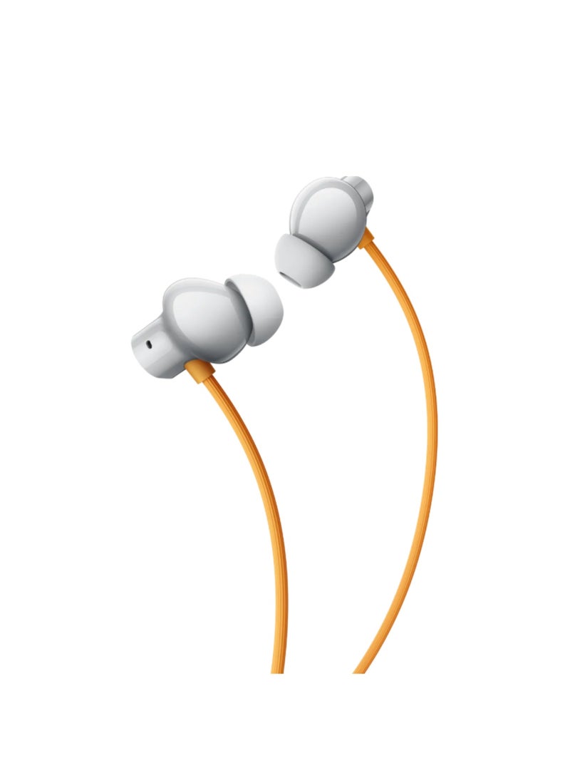 realme Buds Wireless 5 ANC  in-Ear Bluetooth Headphones- 50dB Hybrid ANC, 38Hrs Battery, 13.6mm Bass Driver, 360° Spatial Audio, IP55 Dawn Silver - Image 2