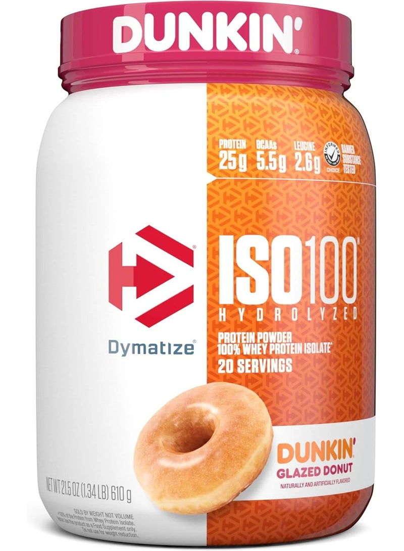 ديماتيز عرض الحزمة – ISO100 20 حصة دونات غلازيد من دانكن و Lipo6 بلاك فواكه بانش 30 حصة - Image 2