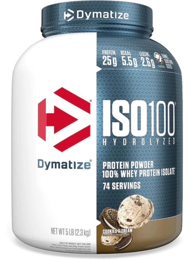 ديماتيز ISO100 كعك وكريمة 5 رطل + نوتريكس هيمو-رايج فواكه بانش 30 حصة - Image 2