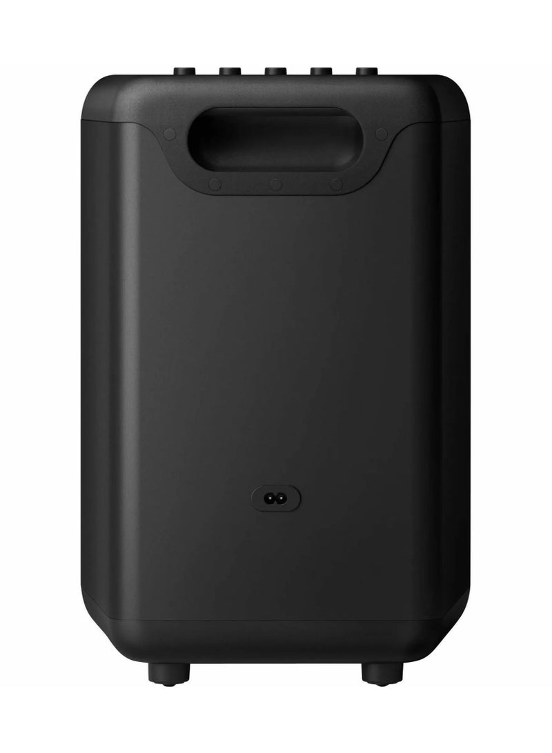 Philips Partbox Speaker Tax5206 Output 80W Playtime Up To 14 Hours Karaoke Features, Guitar And Microphone Input Party Lights And Wheeled Cart Design Black - Image 4