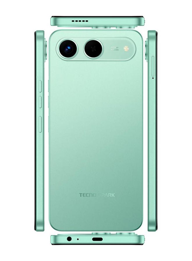 تكنو SPARK 40 ثنائي الشريحة أخضر تركوازي 4GB RAM 128GB 5G - نسخة الشرق الأوسط - Image 2
