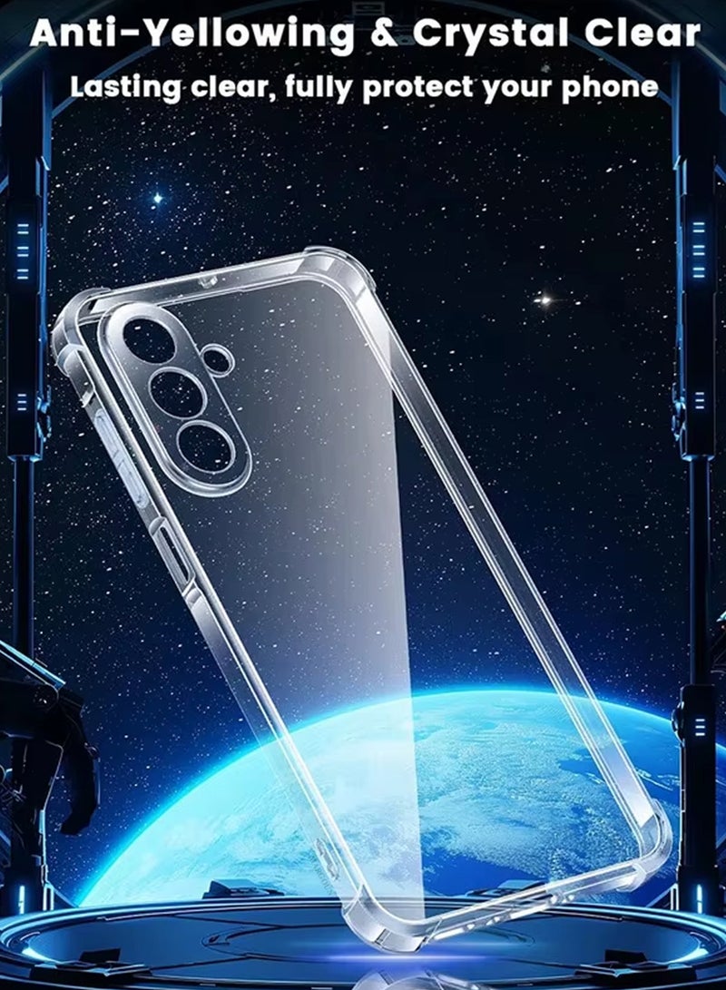 MARGOUN Slim TPU Gorilla Armor Anti-Shock Case Clear Protective Cover For Galaxy A17 Clear-1 - Image 5