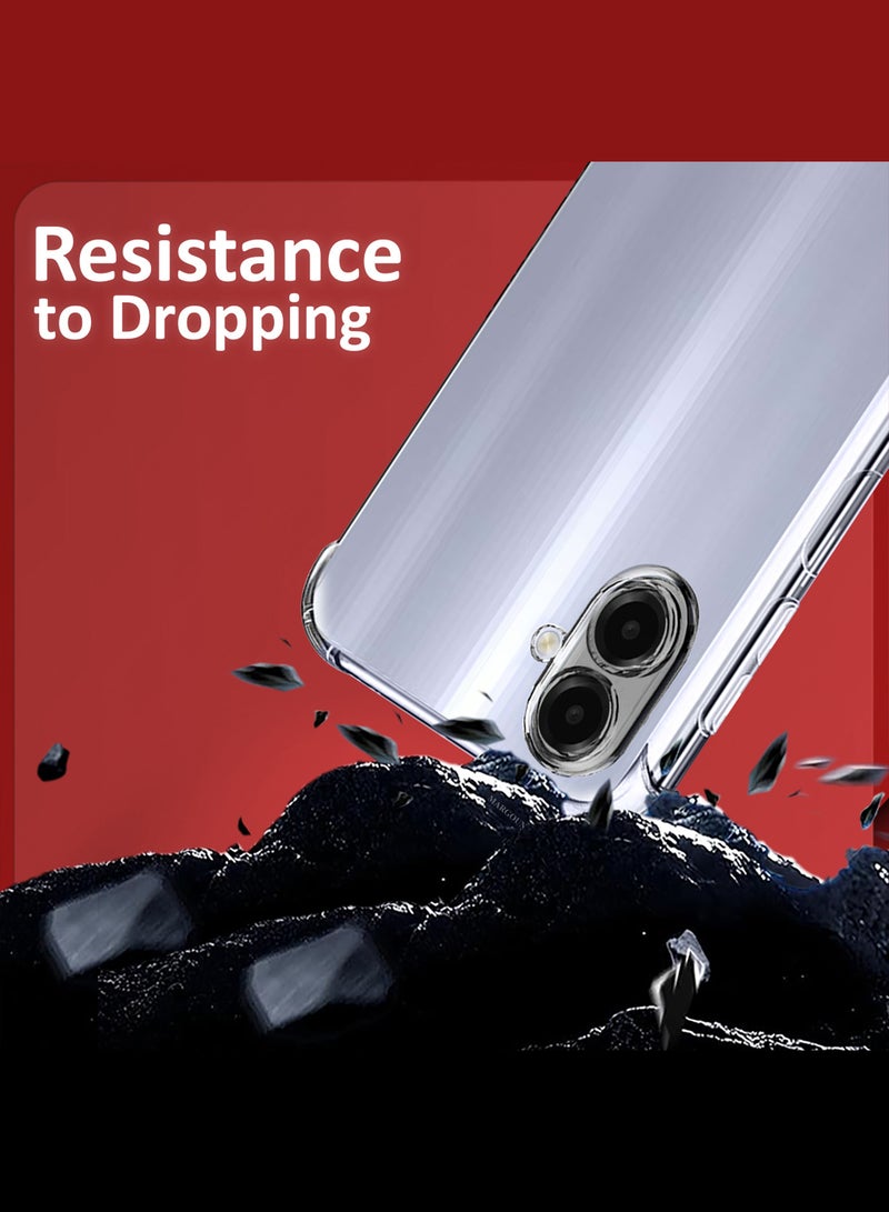 MARGOUN Slim TPU Gorilla Armor Anti-Shock Case Clear Protective Cover For Galaxy A07 4G Clear-1 - Image 4