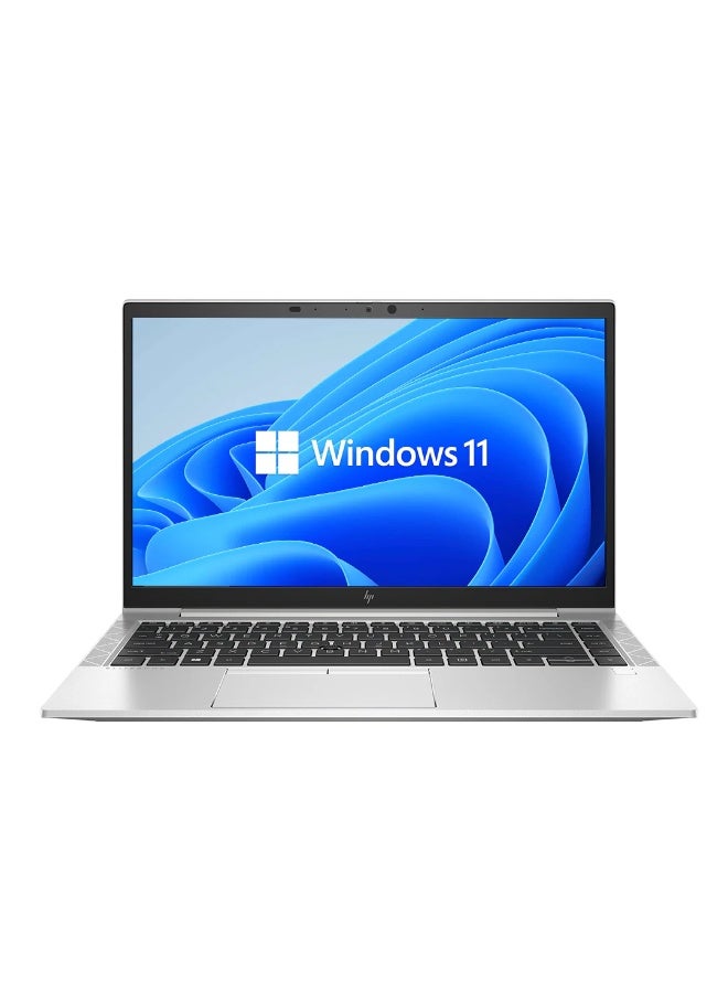 HP Renewed – HP EliteBook 840 G8 – Intel Core i5‑1135G7 – 8GB DDR4 – 256GB SSD M.2 NVMe – Intel Iris Xe Graphics – 14" FHD IPS Display – Windows 11 – Silver – English/Arabic Silver - Image 1