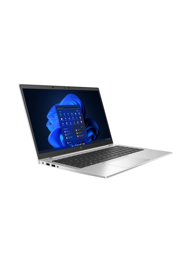 HP Renewed – HP EliteBook 840 G8 – Intel Core i5‑1135G7 – 8GB DDR4 – 256GB SSD M.2 NVMe – Intel Iris Xe Graphics – 14" FHD IPS Display – Windows 11 – Silver – English/Arabic Silver - Image 2