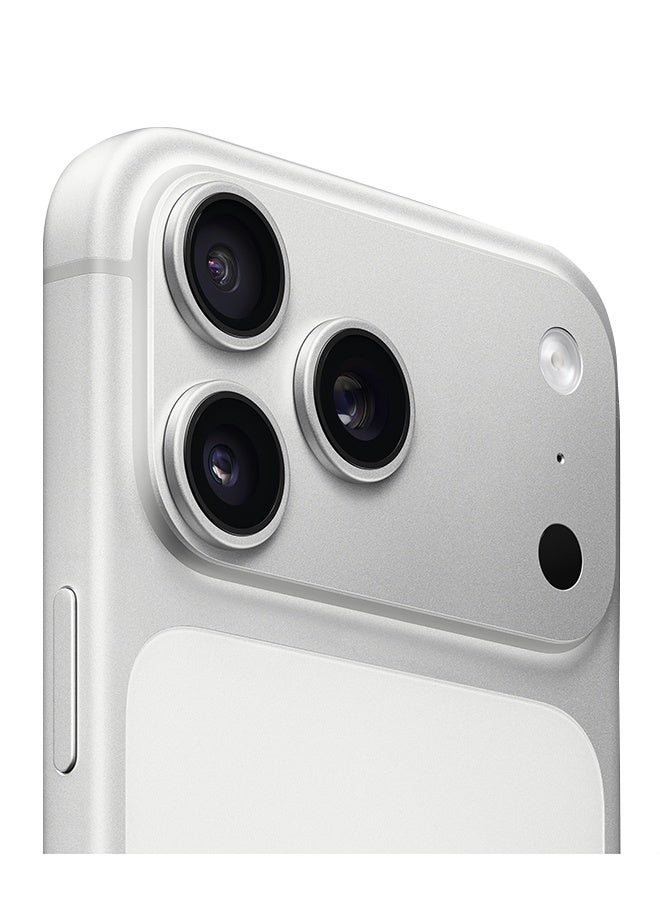 ابل  iPhone 17 Pro Max 512 GB Silver 5G (Nano Sim & E-Sim ) With FaceTime - Middle East Version - Image 3