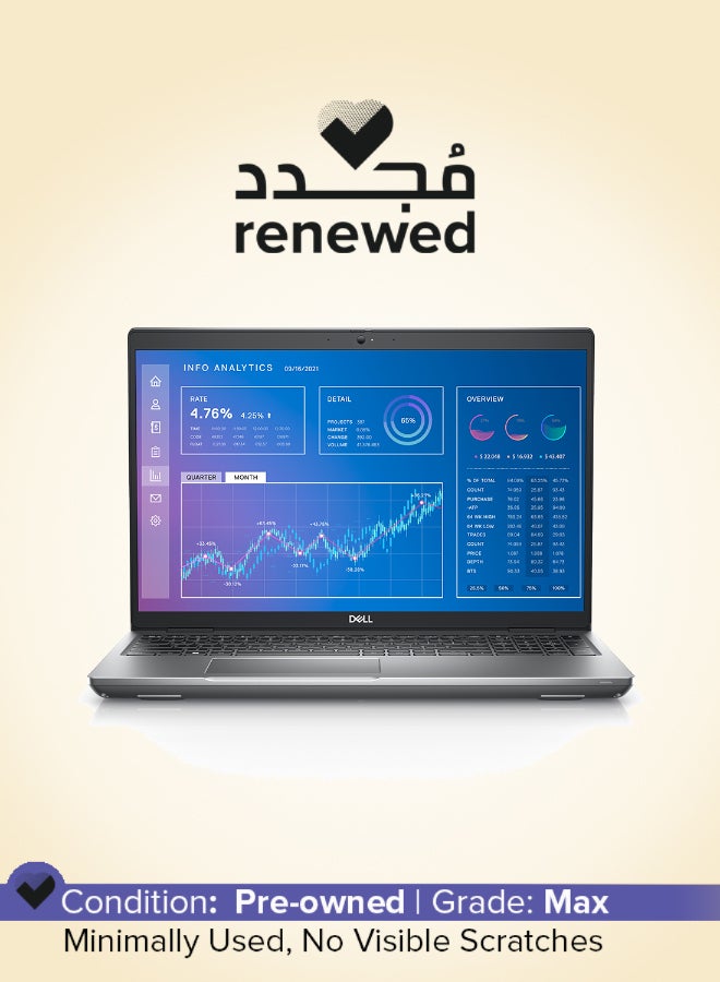 DELL Renewed - Precision 3571 Laptop With 15.6 Inch FHD Display, Intel Core i7-12800H Processor/12th Gen/32GB RAM/512GB SSD/4GB NVIDIA T600/Windows 11/US English English grey - Image 1
