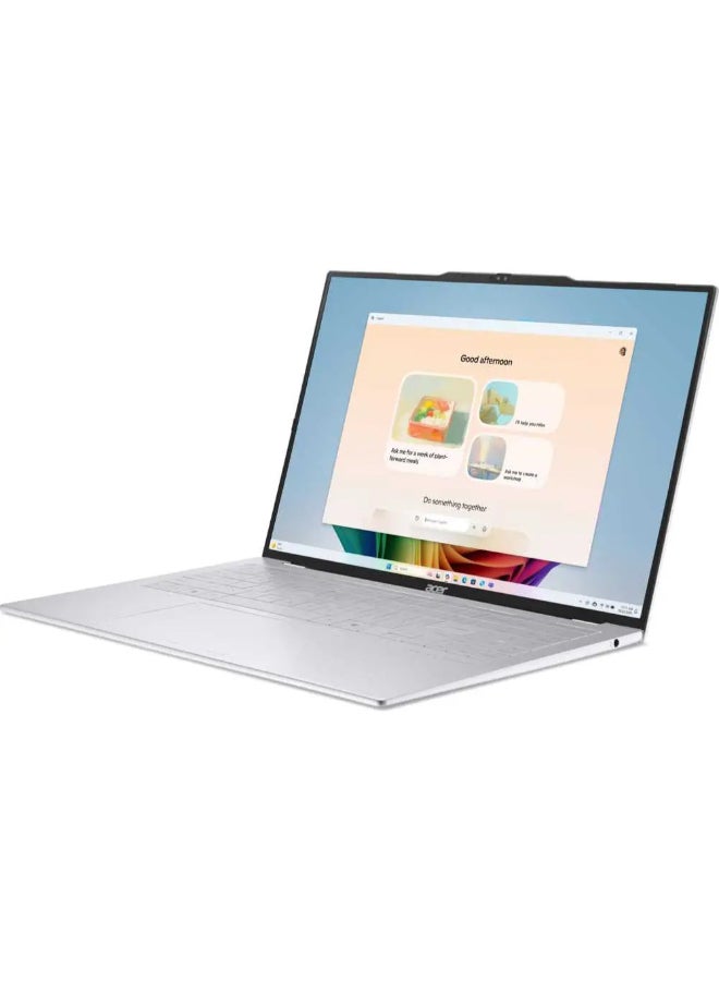 Acer Swift Air 16 AI Laptop with AMD Ryzen AI 7-350 (Upto 66 TOPS) Octa Core Upto 5.0GHz/32GB LPDDR5 RAM/1TB SSD Storage/AMD Radeon™ 860M Graphics/16" WUXGA OLED Display/WiFi-6/Win 11 English/Arabic silver - Image 2