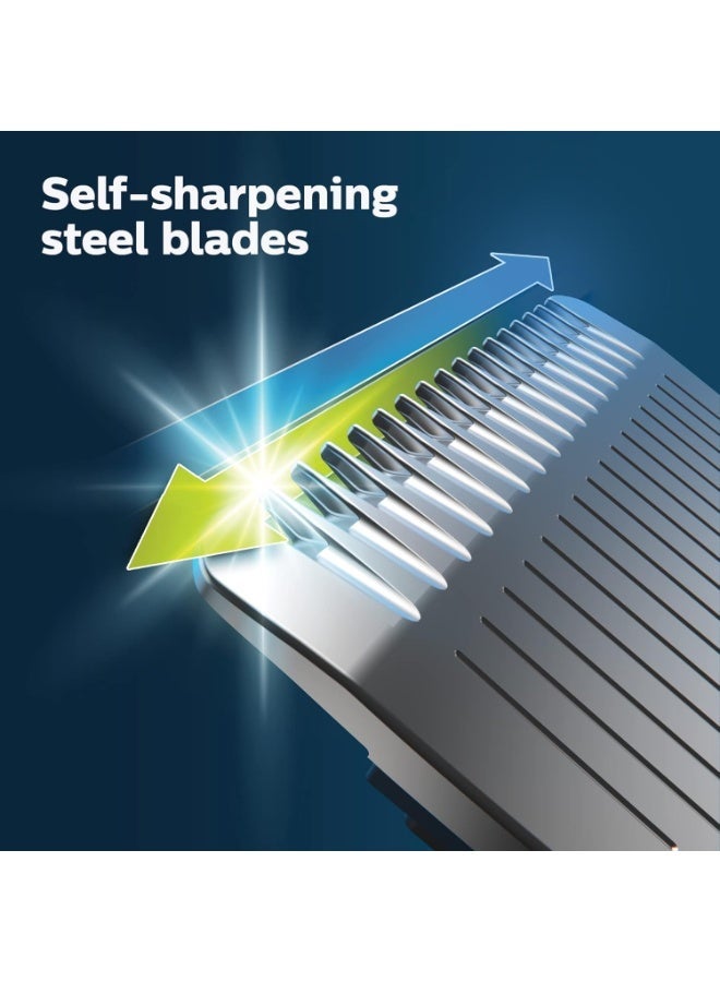 Philips Norelco Multigroom Series 7000, Mens Grooming Kit with Trimmer for Beard, Head, Hair, Body, Groin, and Face - NO Blade Oil Needed, MG7910/49 - Image 2