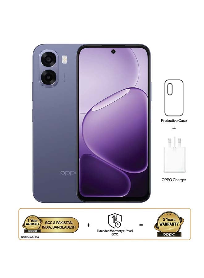 أوبو A6x ثنائي الشريحة 4G بنفسجي برقوقي 4GB RAM 256GB - نسخة الشرق الأوسط - Image 1