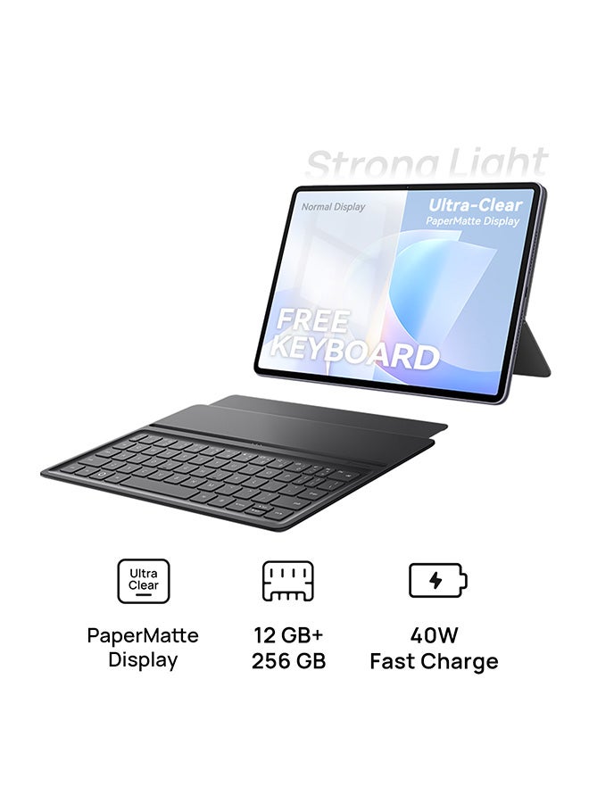 هواوي تابلت ميت باد 11.5 S 2026 إصدار ورق غير لامع رمادي WiFi 12GB RAM + 256GB مع لوحة مفاتيح مجانية - النسخة الشرق أوسطية - Image 1