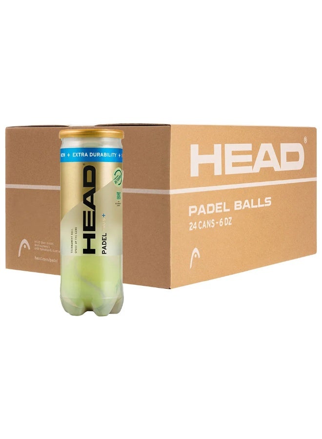 هيد كرات بادل برو S+ بادل تنس، علبة من 24 علبة (3 كرات لكل علبة) - Image 1