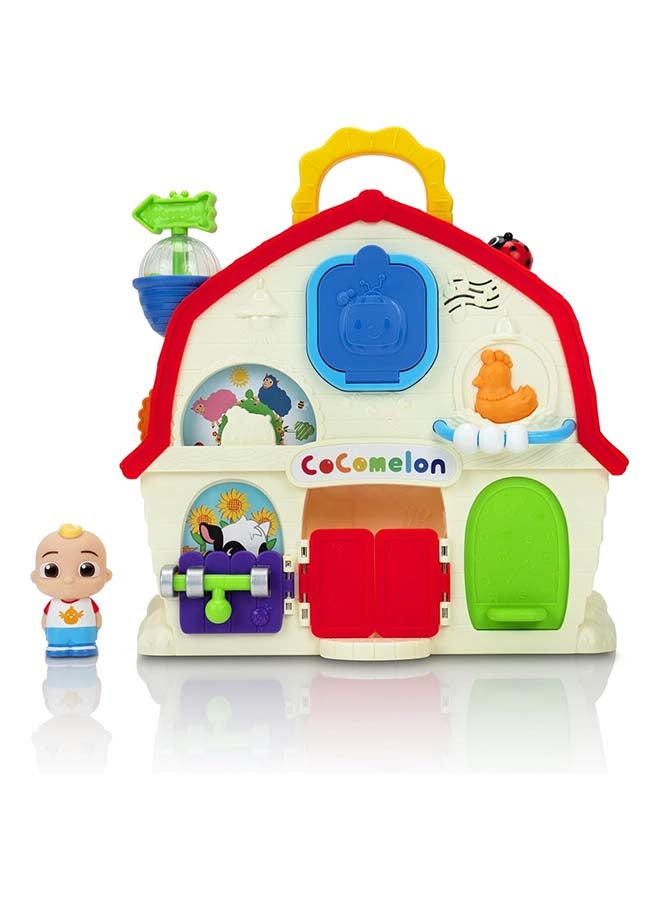 Cocomelon JJ Musical Barn Playset - Battery Operated, 8 Sensory Features, Figurine & Carry Case - Image 1