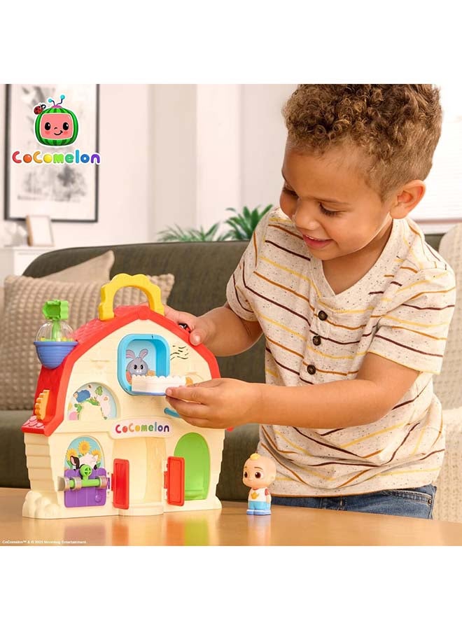 Cocomelon JJ Musical Barn Playset - Battery Operated, 8 Sensory Features, Figurine & Carry Case - Image 2