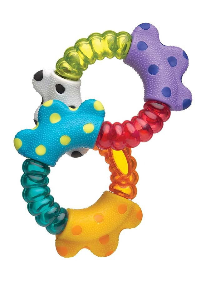 playgro Click & Twist Rattle – Engaging Rattle Baby Toy for Development and Sensory Play, 0+ Month - Image 1