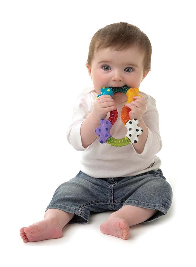 playgro Click & Twist Rattle – Engaging Rattle Baby Toy for Development and Sensory Play, 0+ Month - Image 4