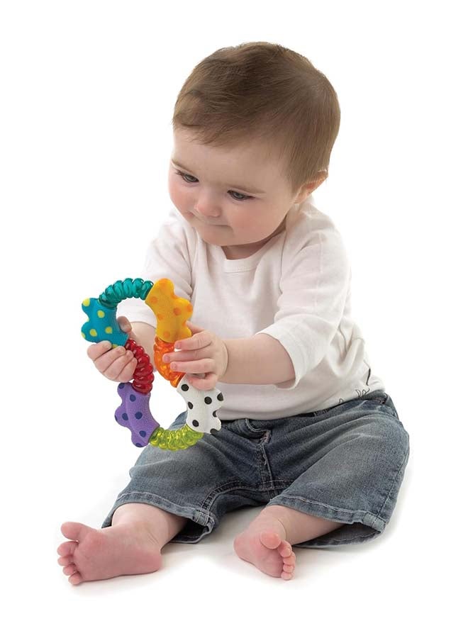 playgro Click & Twist Rattle – Engaging Rattle Baby Toy for Development and Sensory Play, 0+ Month - Image 5