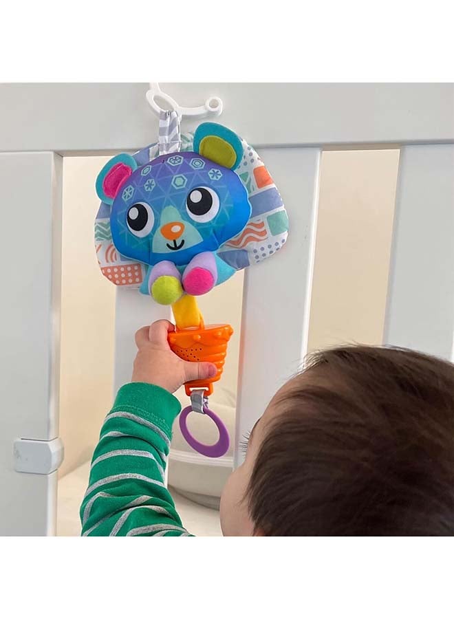 playgro Polar Pals Musical Pullstring Bear - Stroller Baby Toy, 0+ Months - Image 4