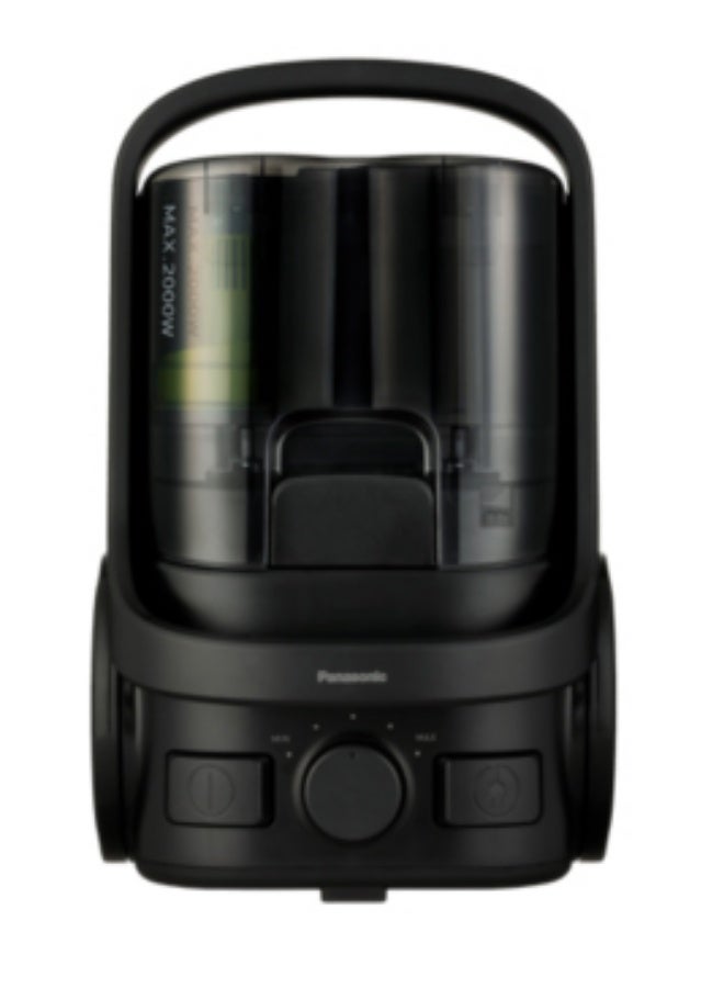 Panasonic Bagless Vacuum Cleaner - Slide Power Control - AntiBacteria Filter - 2.2 L 220 W MC-CL605K Black - Image 1