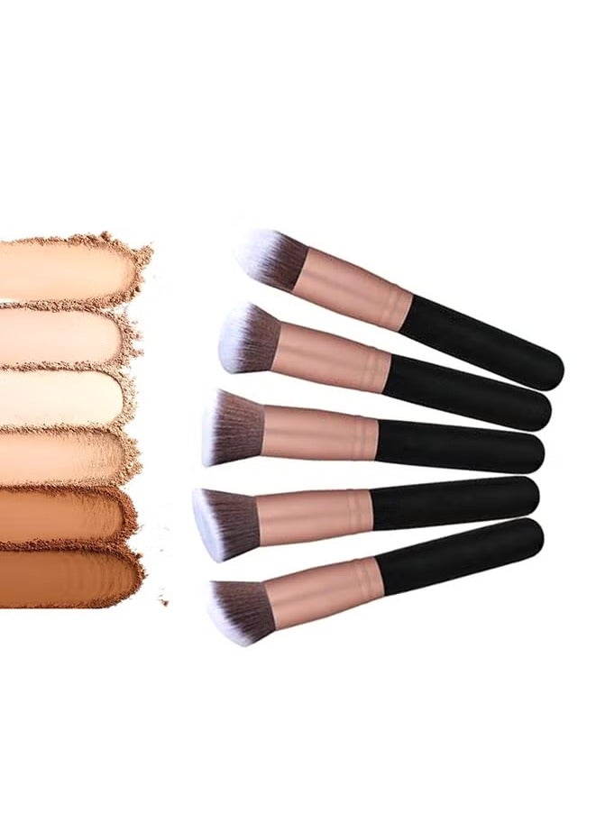 سيثيريا 14-Piece Makeup Multi Use Brush Set Rose Gold/Black Rose Gold/Black - Image 2